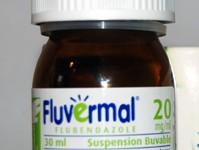 Flacon fluvermal (flubendazole) 20 mg/ml